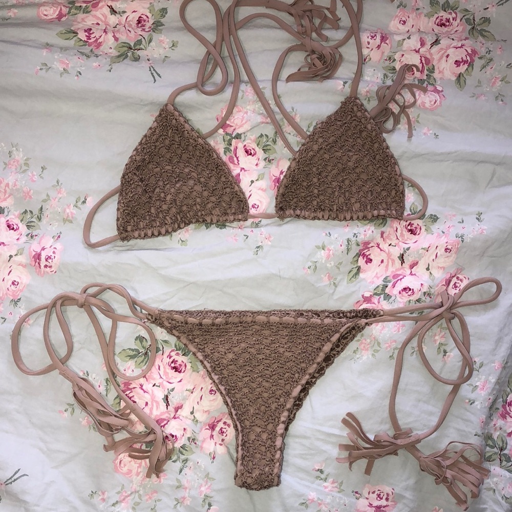 Acacia Driftwood Crochet Polihale Humuhumu Set